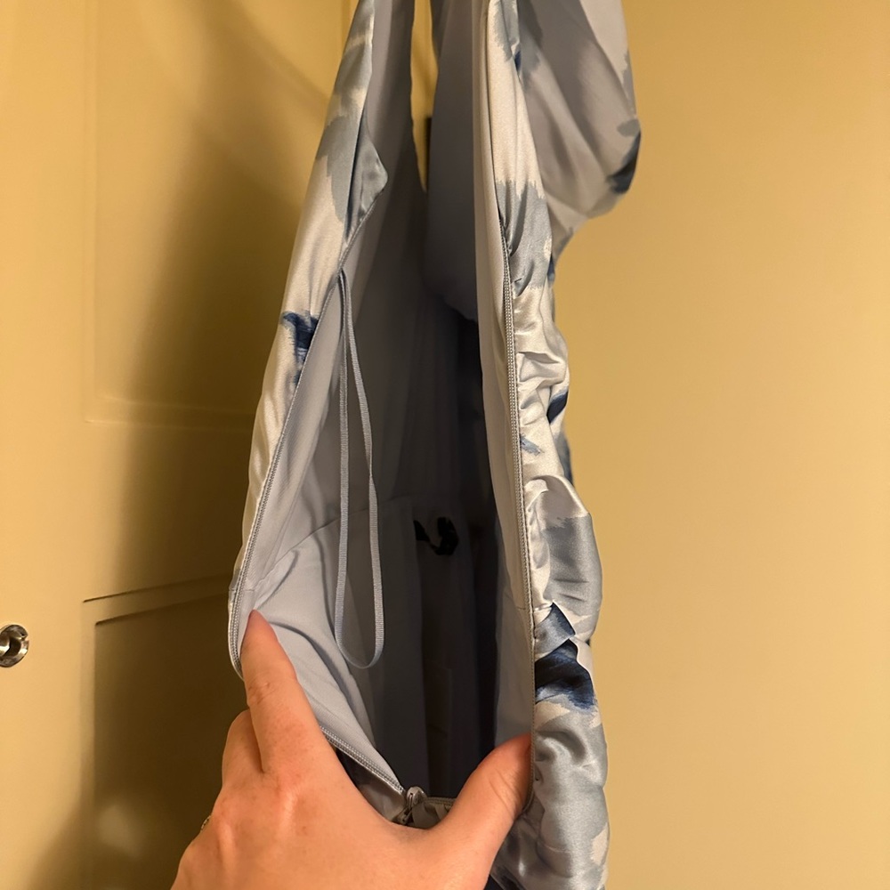 Abercrombie & Fitch Blue Floral Dress - Picture 3 of 6